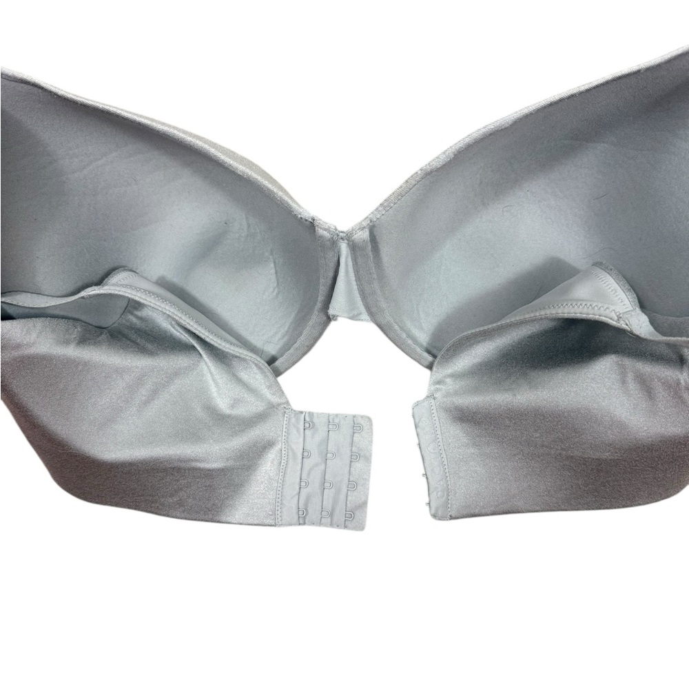 Cacique Lightly Lined Full Coverage Silver Bra Br… - image 3